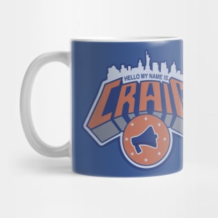 Hello My Name Is Craig Basketball Mug